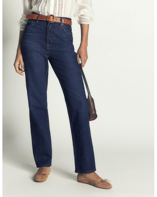 Boden Blue Tapered Leg Jeans