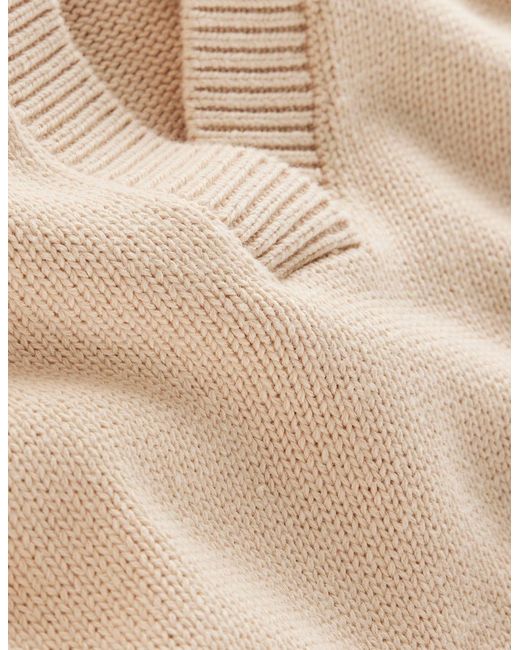 Boden Gray Cotton Henley Jumper