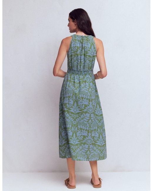 Boden Green Daphne Double Cloth Dress