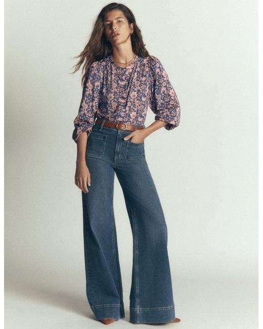 Boden Blue Ara Jersey Shirt