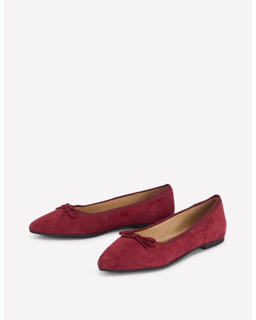 Boden Red Point Flexi Sole Flats