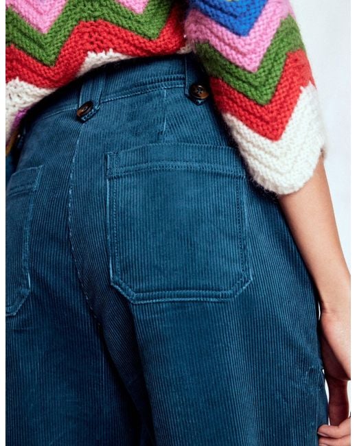 Boden Blue Pimlico Cord Trousers
