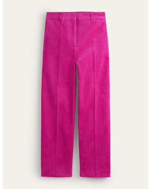 Boden Pink Kew Corduroy Pants