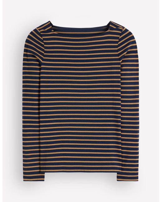 Boden Green Square Neck Long Sleeve