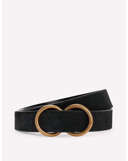 Boden Black Double Ring Belt