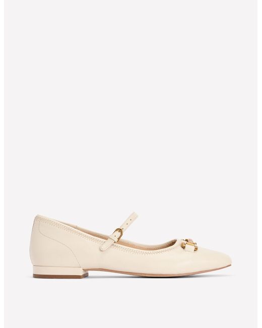 Boden Natural Iris Snaffle Mary Jane Flats