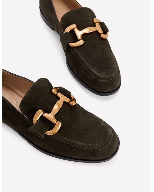 Boden Black Iris Snaffle Loafers