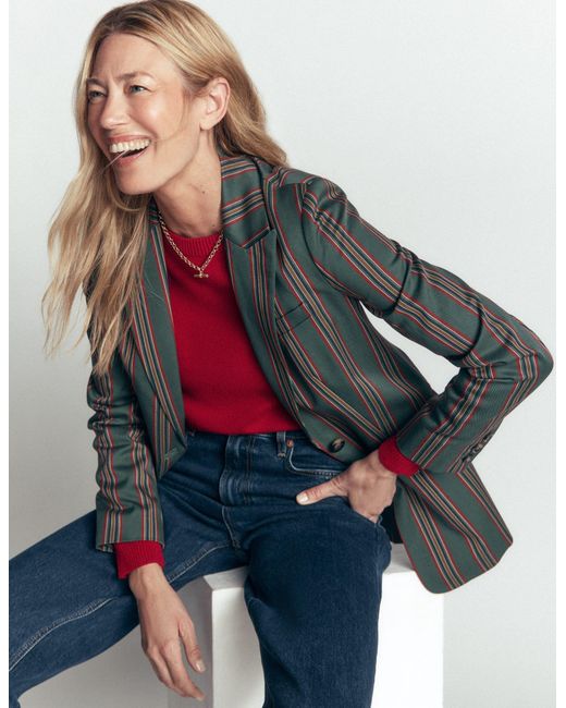 Boden Gray Elsie Cashmere Crew Sweater