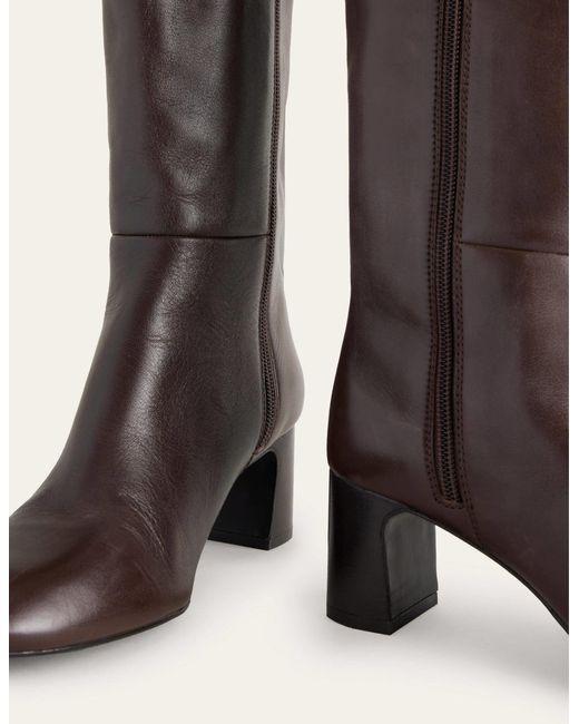 Boden Brown Erica Knee High Leather Boots