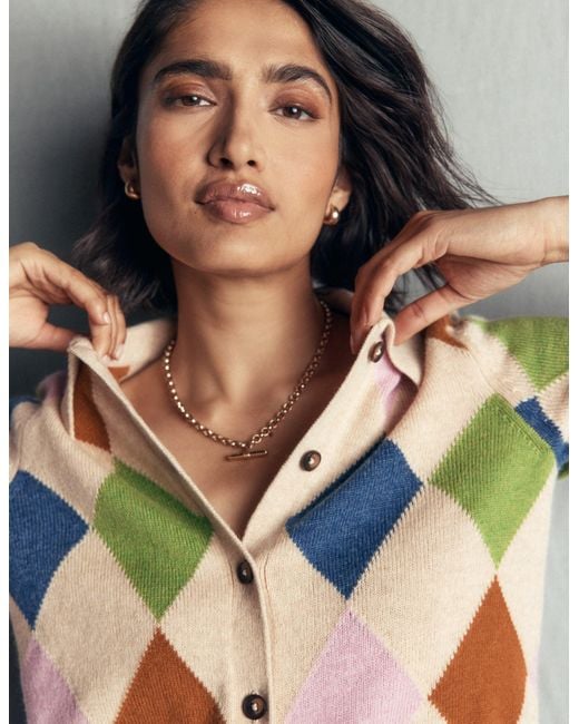 Boden Blue Ariadne Wool Blend Cardigan