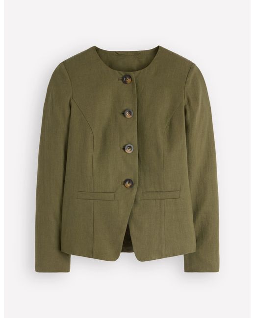 Boden Green Hampstead Linen Blazer