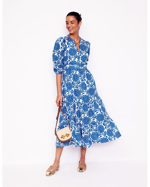 Boden Blue Midi Dress