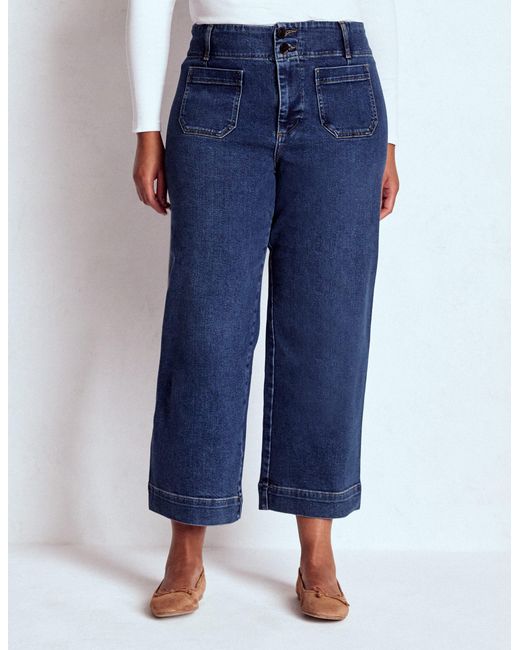 Boden Blue Primrose Cropped Jeans