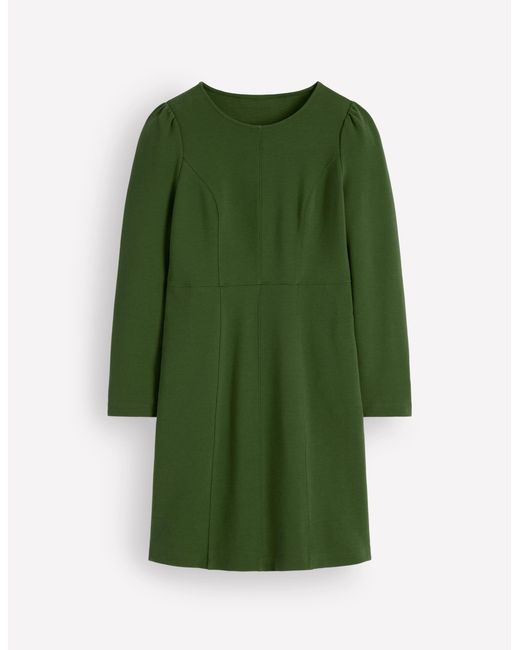 Boden Green Marla Seamed Ottoman Dress