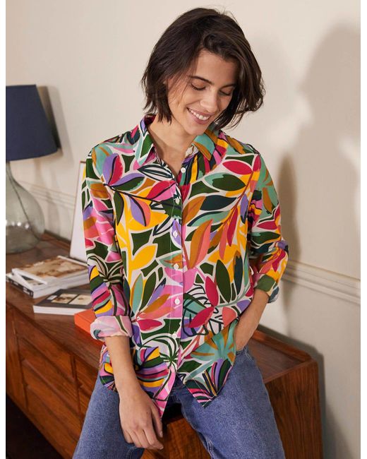 boden silk shirt