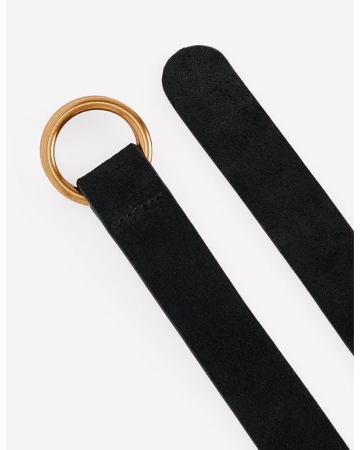 Boden Black Double Ring Belt