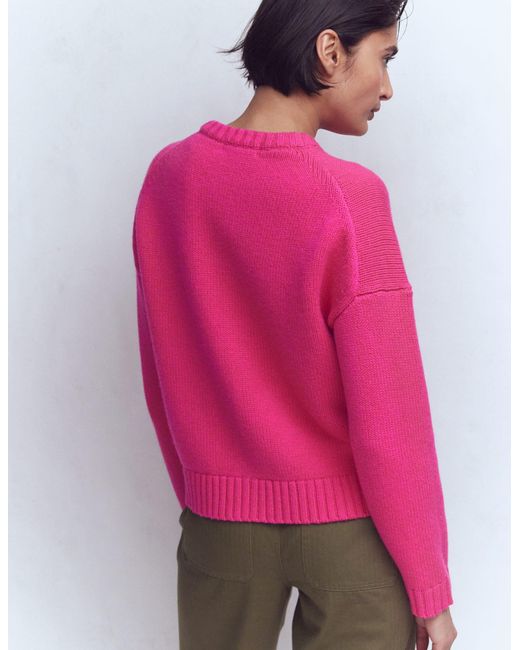 Boden Pink Maya Zip-Up Jacket