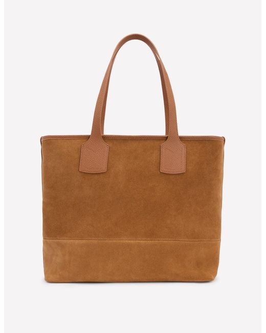 Boden Brown Suede Tote Bag