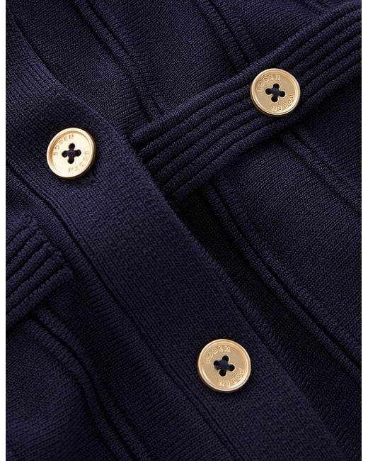 Boden Blue Cap Sleeve Knitted Dress