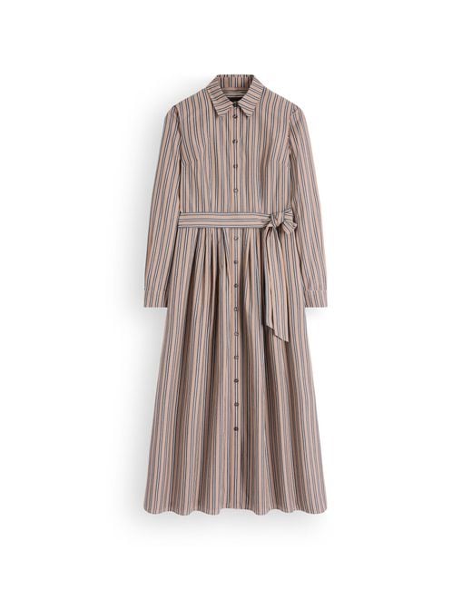 Boden Brown Alexa Cotton Midi Shirt Dress