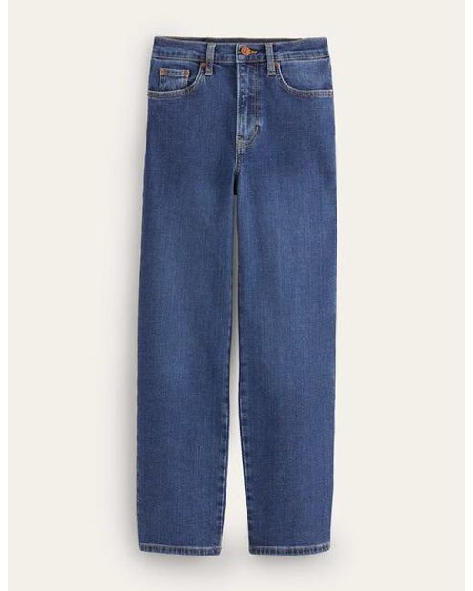 Boden Blue Mid Rise Slim Leg Jeans