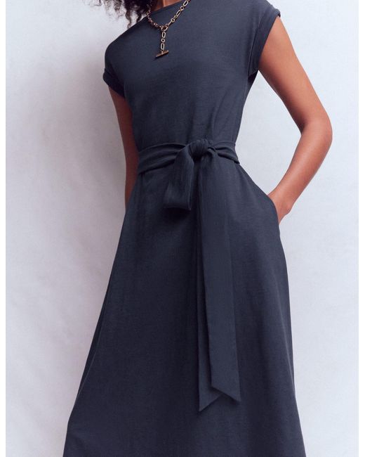 Boden Blue Eve Jersey Midi Dress