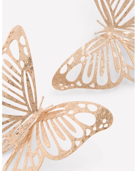 Boden Natural Statement Hammered Studs