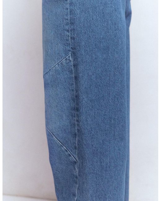 Boden Blue Barrel Jeans