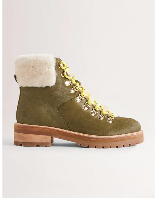 Boden Lace-up Hiking Boots in Green | Lyst