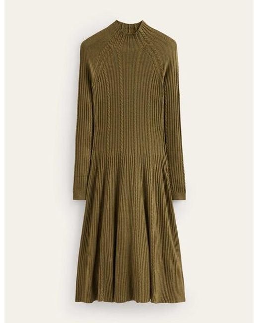 Boden Green Tessa Knitted Dress