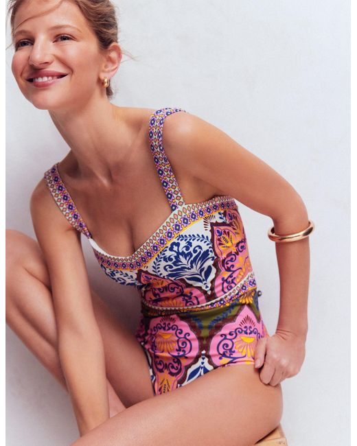 Boden Green Clean Sweetheart Swimsuit