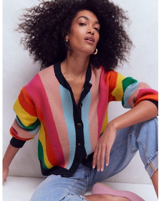 Boden Women's Abi Jacquard Cardigan