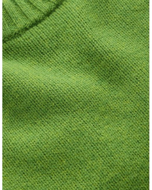 Boden Green Marta Merino Wool Crew Sweater