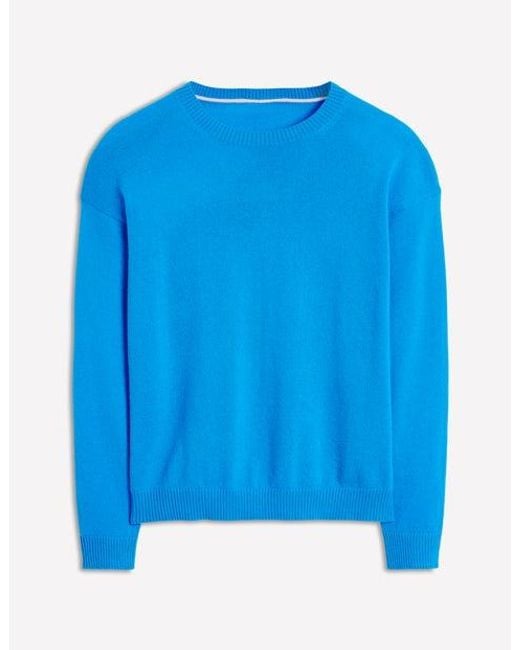 Boden Blue Lydia Cashmere Jumper Cerulean