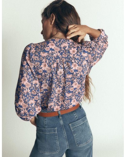 Boden Blue Ara Jersey Shirt