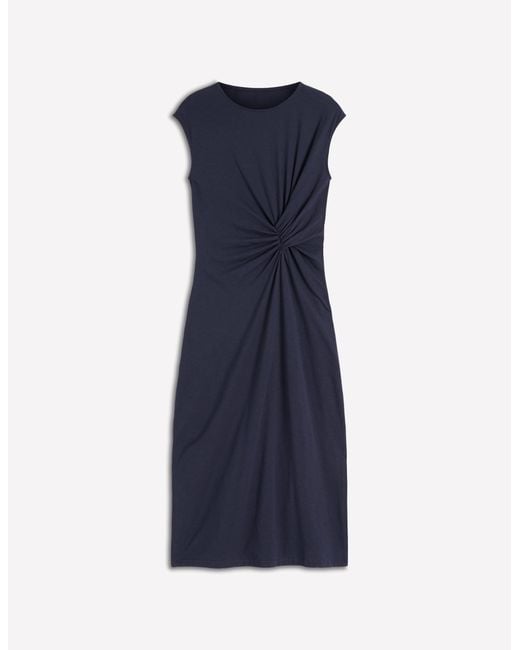 Boden Blue Delilah Twisted Midi Dress