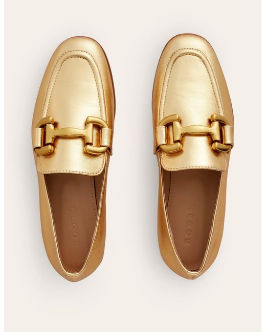Boden Natural Iris Snaffle Loafers