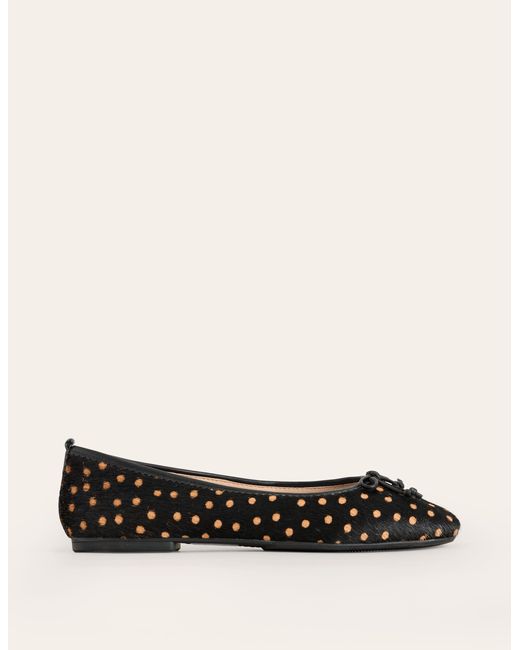 Boden Black Kitty Flexi Sole Ballet Pumps