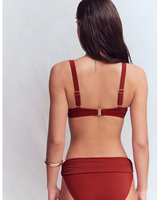 Boden Red Skiathos Bikini Top