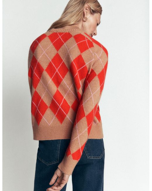 Boden Red Ariadne Wool Blend Sweater