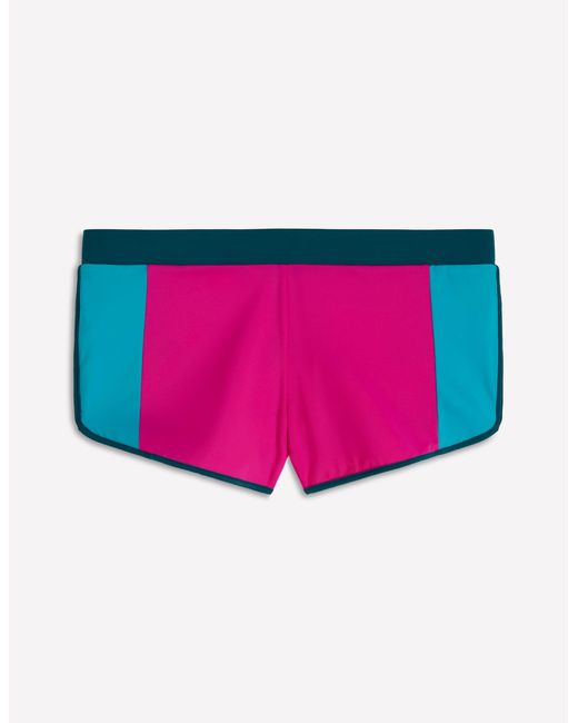 Boden Pink Rash Guard Swim Shorts