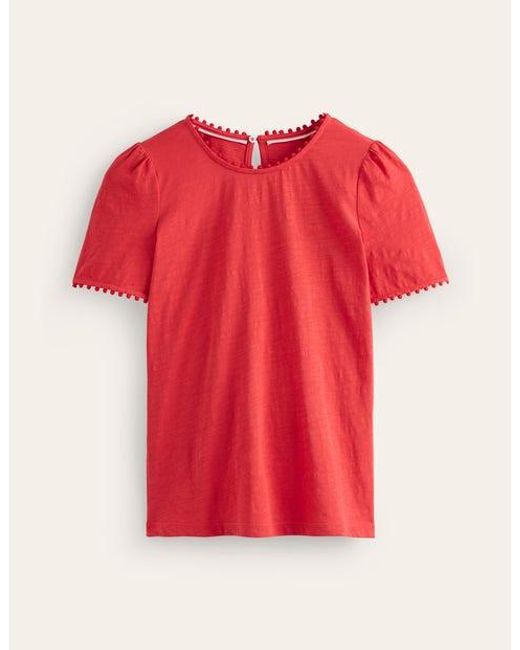 Boden Red Ali Jersey T-shirt