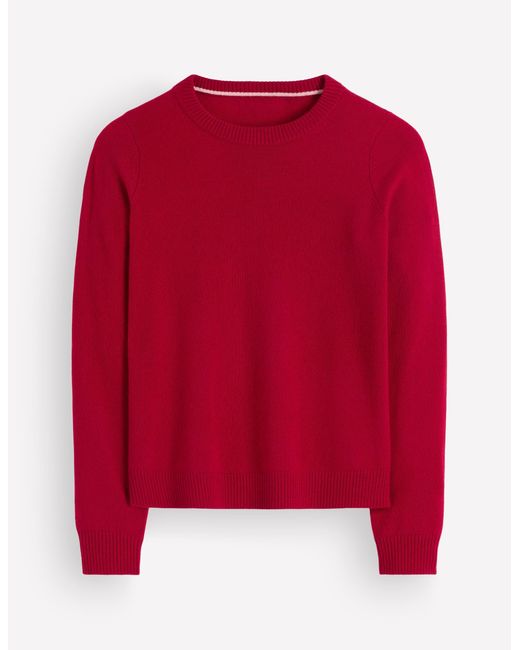 Boden Gray Elsie Cashmere Crew Sweater