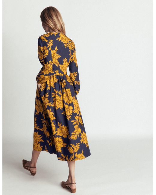 Boden Multicolor Nicola Cotton Midi Dress