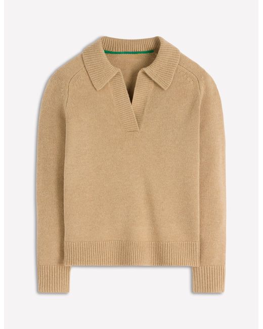 Boden Blue Marion Merino Henley Jumper