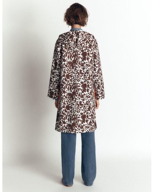 Boden Blue Longline Raincoat