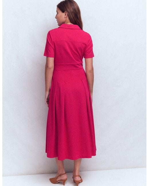 Boden Multicolor Bridget Ponte Shirt Dress