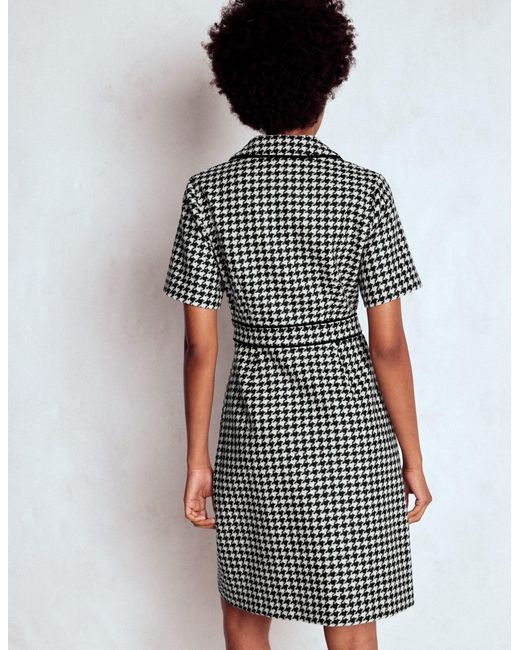 Boden Gray Eda Wool Shift Dress