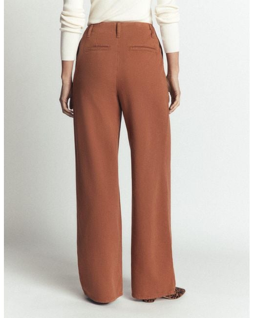 Boden White Mayfair Pleat Detail Trousers