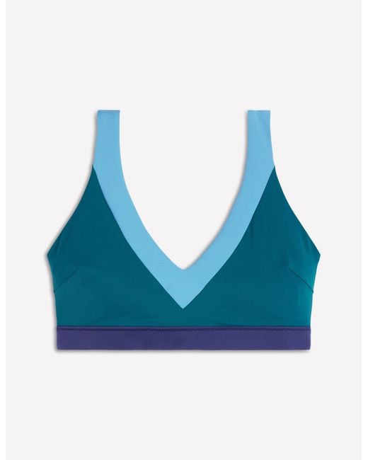 Boden Green Campania Cross-Back Bikini Top